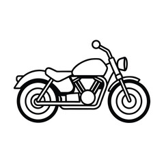 Fototapeta premium retro scooter vector illustration