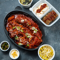 코다리찜은 명태를 말린것으로 술안주로 맛있다. 