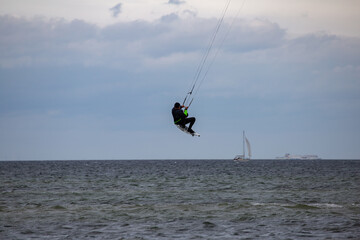 Kitesurfersprung