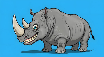 Obraz premium rhino vector illustration