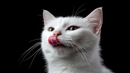 white cat