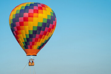 Fototapeta premium colorful hot air balloon
