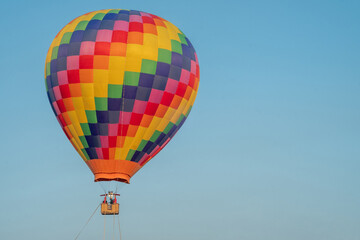 colorful hot air balloon