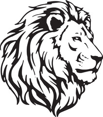 Obraz premium Lion SVG Bundle, Roaring Lion Clipart, Lion Head SVG, Lion Silhouette, Wild Animal Vector, Big Cat PNG, Jungle King Cricut, Lion Face Svg