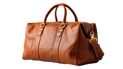 Travel Bag: A stylish leather travel bag is presented, designed for the modern adventurer, showcasing its premium quality and timeless elegance. 