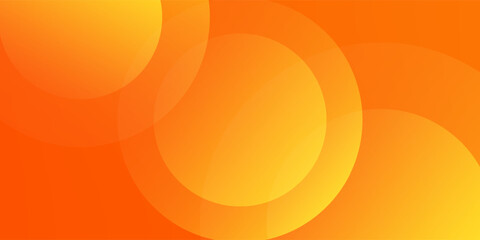 Abstract orange background with circles. Vector illustration. Eps 10
