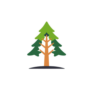 Evergreen-Tree-Icon-Vector-Graphic-Design-Illustration