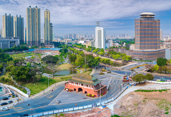 Ying'en Gate Tower, Dongguan City, Guangdong Province, China