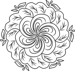 abstract floral line, islamic ornament,ethnic fabric motifs © Tsurayya desain18