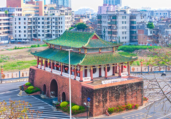 Ying'en Gate Tower, Dongguan City, Guangdong Province, China