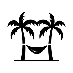 Hammock Icon Glyph