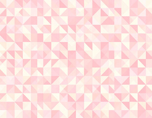 Abstract pastel geometric background — soft pink and cream colors, modern flat design, seamless pattern