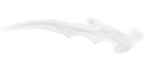 Abstract Smoke Effect  White Vapor Swirl