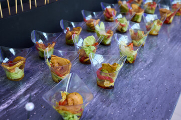 An Elegant Assortment of Gourmet Desserts and Savory Snacks Beautifully Arranged on Table