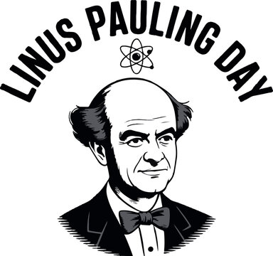 Linus Pauling Day T-shirt design