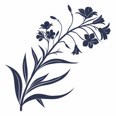 black and white wallflower