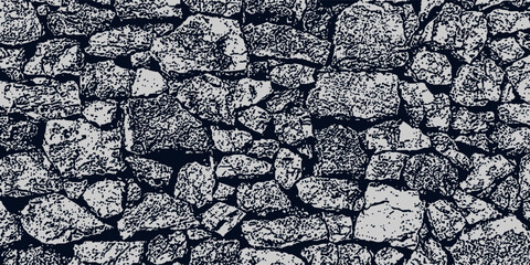 Background texture of stone wall, Texture of weathered and cracked cement floor