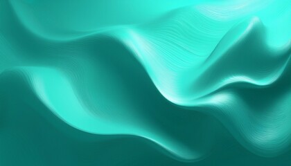 Obraz premium beautiful abstract 3d background with smooth turquoise