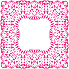 Beautiful flower art and mandala vector design