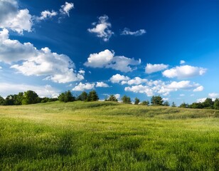 Obraz premium vibrant blue summer sky