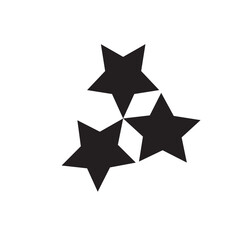 Obraz premium black star icon