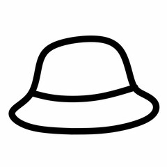 black hat isolated on white