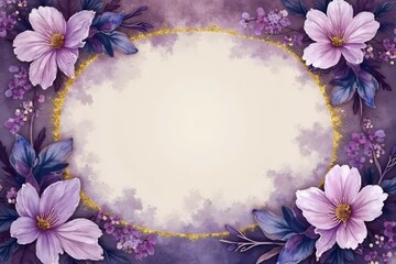 Rich amethyst purple invitation background. 