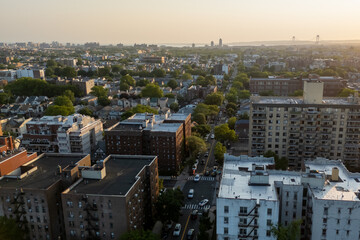 City view from high rise.