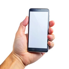 hand holding smart phone