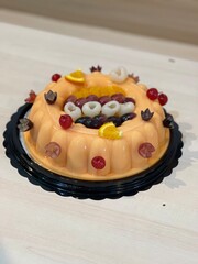 cake with berries and chocolate