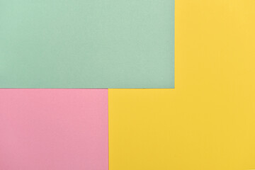 Abstract geometric composition with pastel colors for modern design projects