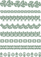 Beautiful flower art and mandala vector design