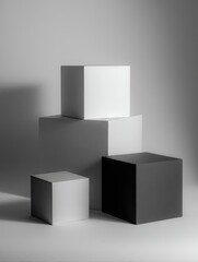 Obraz premium empty white box