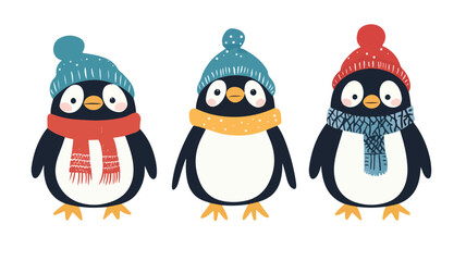 Adorable Penguin Cartoon Vector Illustration for Creative Projects