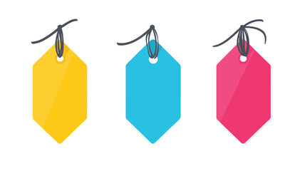 Modern Price Tag Icon Vector Illustration in Isolated Background