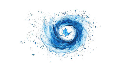 Blue water vortex