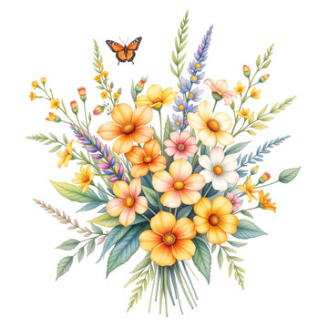 Flower arrangement floral art nature bright colors close-up botanical beauty