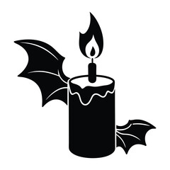 Halloween candle art