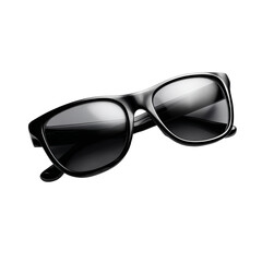 A stylish pair of sunglasses with dark lenses. A classic, timeless accessory for eye protection from the sun's glare.