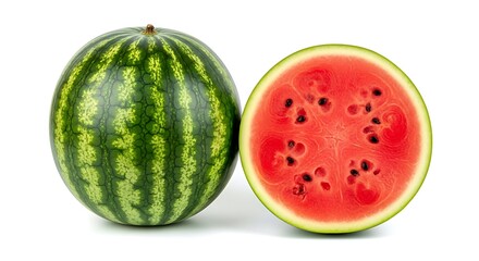 Juicy Watermelon Slices of Summer's Sweetness, Refreshing and Delicious