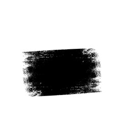 Fototapeta premium Black paint brush stroke