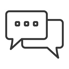 Naklejka premium chat