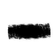 Grunge Paint stripe . PNG brush Stroke . Distressed banner . Black isolated paintbrush collection . Modern Textured shape . Dry border in Black