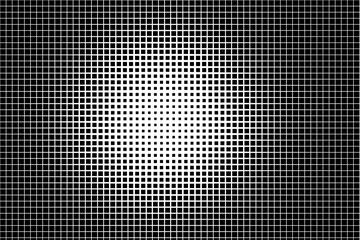 Halftone Squares Radial Gradient Background