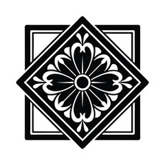 abstract flower ornament