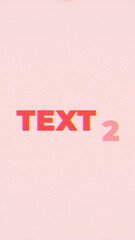 Snappy Text Opener Animation Vertical Logo Reveal MOGRT 306