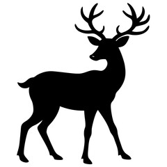 deer silhouette vector