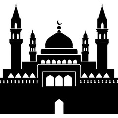 taj mahal vector illustration