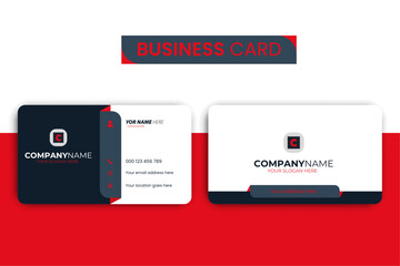 Tech Startup Business Card Template | Sleek UI Style