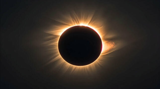 Celestial Spectacle: Captivating Total Solar Eclipse with Radiant Corona